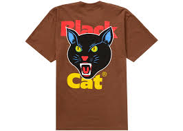 Supreme Black Cat Tee (SS24) Brown