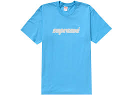 Supreme Pinline Tee Bright Blue