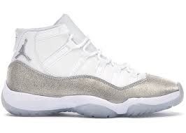 Jordan 11 Retro White Metallic Silver (Women's) - Used