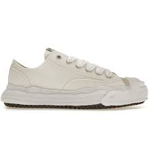 Maison Mihara Yasuhiro Hank OG Sole Canvas Low White - Used