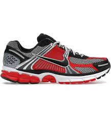 Nike Zoom Vomero 5 Metallic Silver University Red - Used