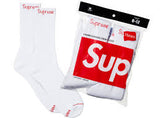 White Supreme Socks by Hanes (4 Pack)
