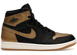 Jordan 1 Retro High OG Black Metallic Gold - Used