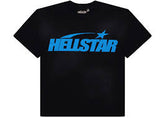 Hellstar Classic T-Shirt (Gel Print) Black/Blue