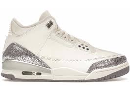 Jordan 3 Retro Sail Cement Grey (Women's) - Used