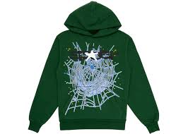 Sp5der Web Hoodie Hunter Green - Used