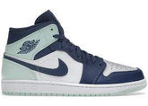 Jordan 1 Mid Mystic Navy Mint Foam - Used