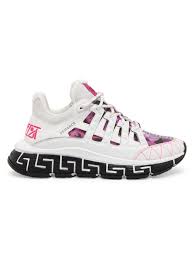 Versace Trigreca Sneakers White Fucsia Rose - Used