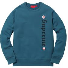 Supreme Independent Fuck the Rest Crewneck Blue