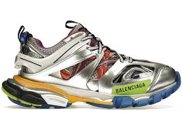 Balenciaga Track Leather Free White Silver Multi - Used
