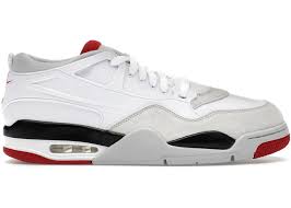 Jordan 4 RM White Fire Red