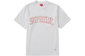 Supreme Sketch Embroidered S/S Top White  (Pre-Owned)