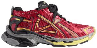 Balenciaga Runner Sneaker 'Red Neon Yellow' - Used
