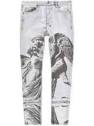 Ksubi Jeans Light Wash Angel Print (Pre-Owned)