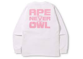 BAPE x OVO L/S T-shirt White (Pre-Owned)