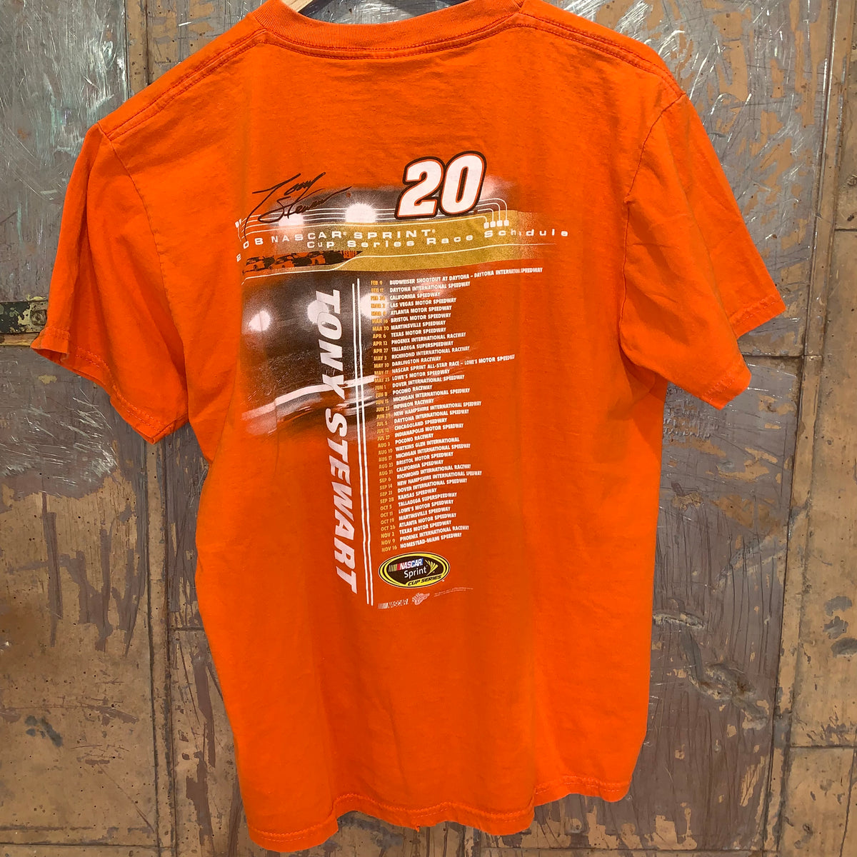 Tony Stewart Orange Racer Tee