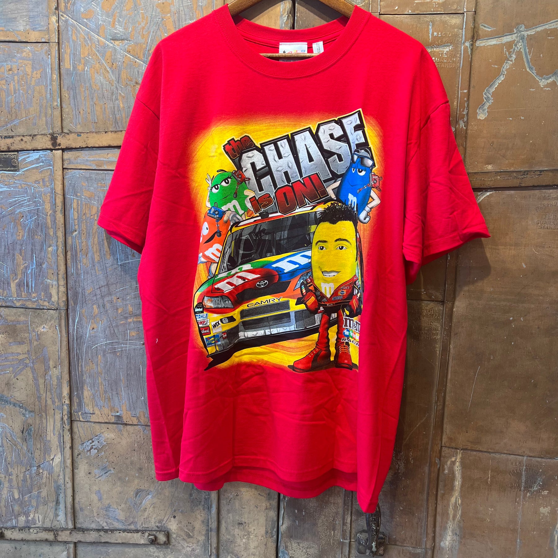 Red M&M Racer Tee