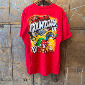 Red M&M Racer Tee