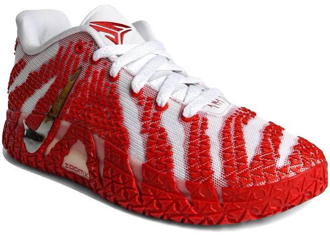 Nike Ja 3 TB White University Red - Used