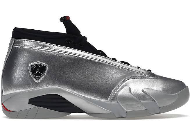 Jordan 14 Retro Metallic Silver (Women's) - used