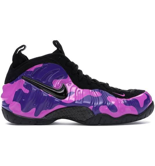 Nike Air Foamposite Pro Purple Camo - Used