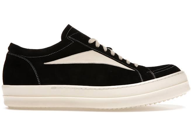 Rick Owens Strobe Vintage Low Black Suede - Used
