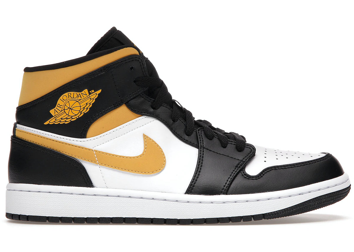 Jordan 1 Mid White Pollen Black - Used