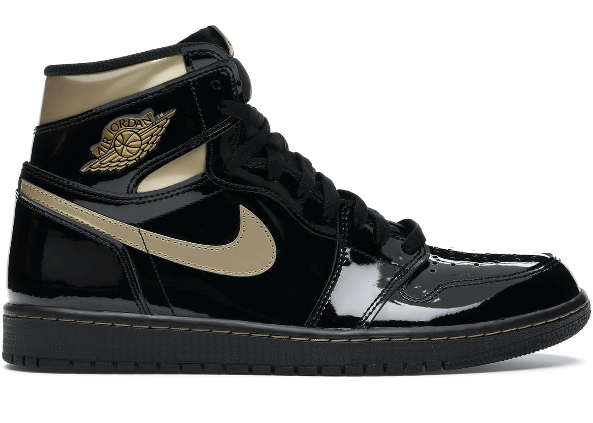 Jordan 1 Retro High Black Metallic Gold (2020) - Used