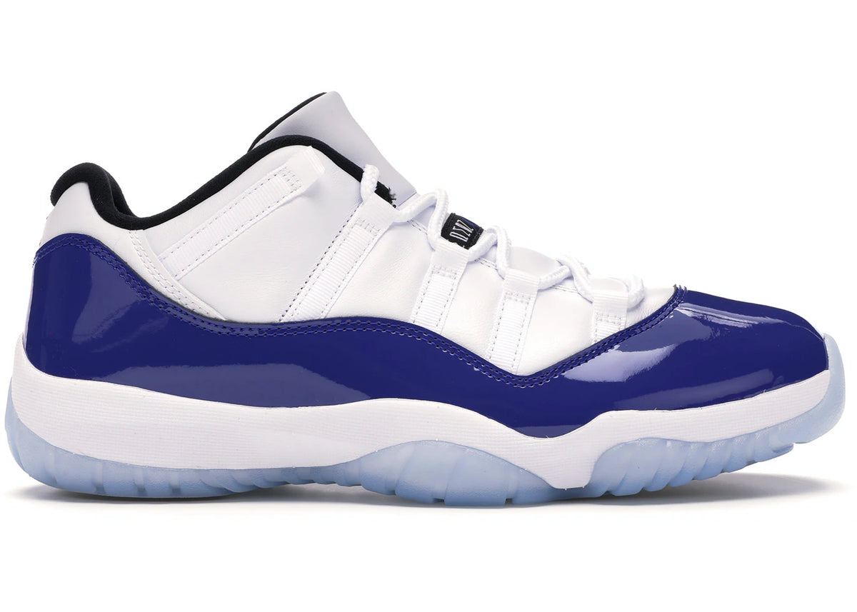 Jordan 11 Retro Low White Concord (W) - Used