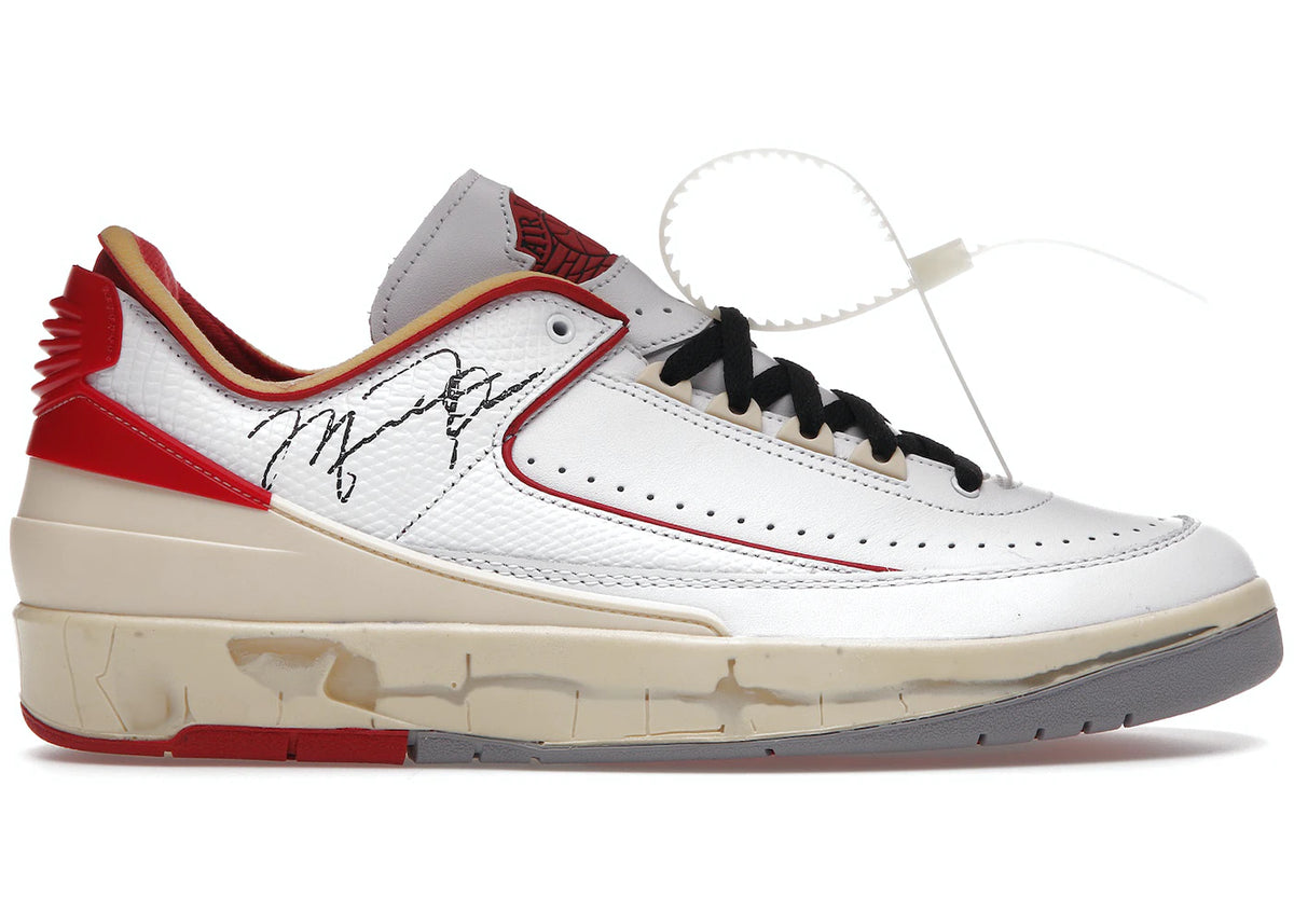 Jordan 2 Retro Low SP Off-White White Red - Used