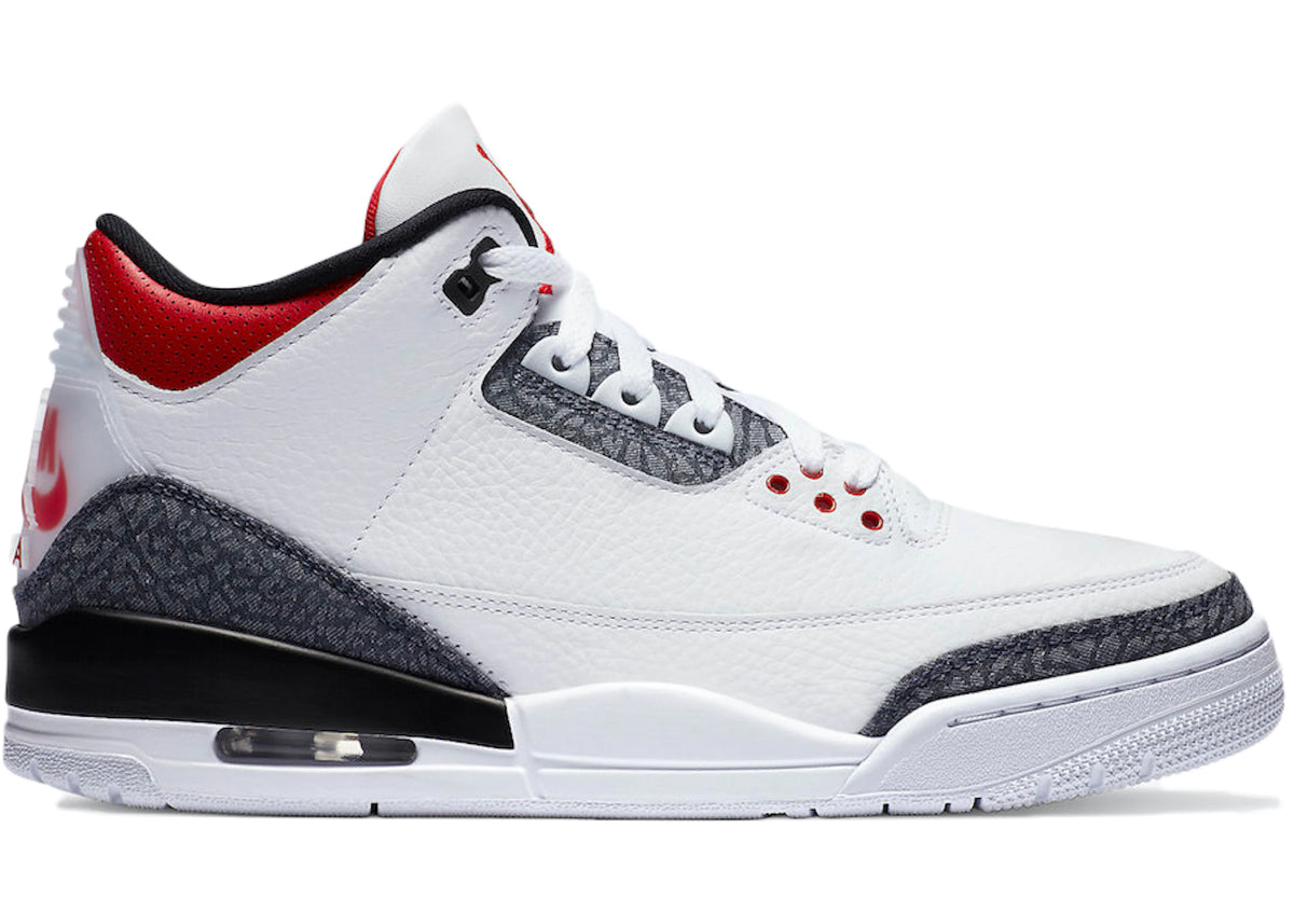 Jordan 3 Retro SE Fire Red Denim (2020) - Used