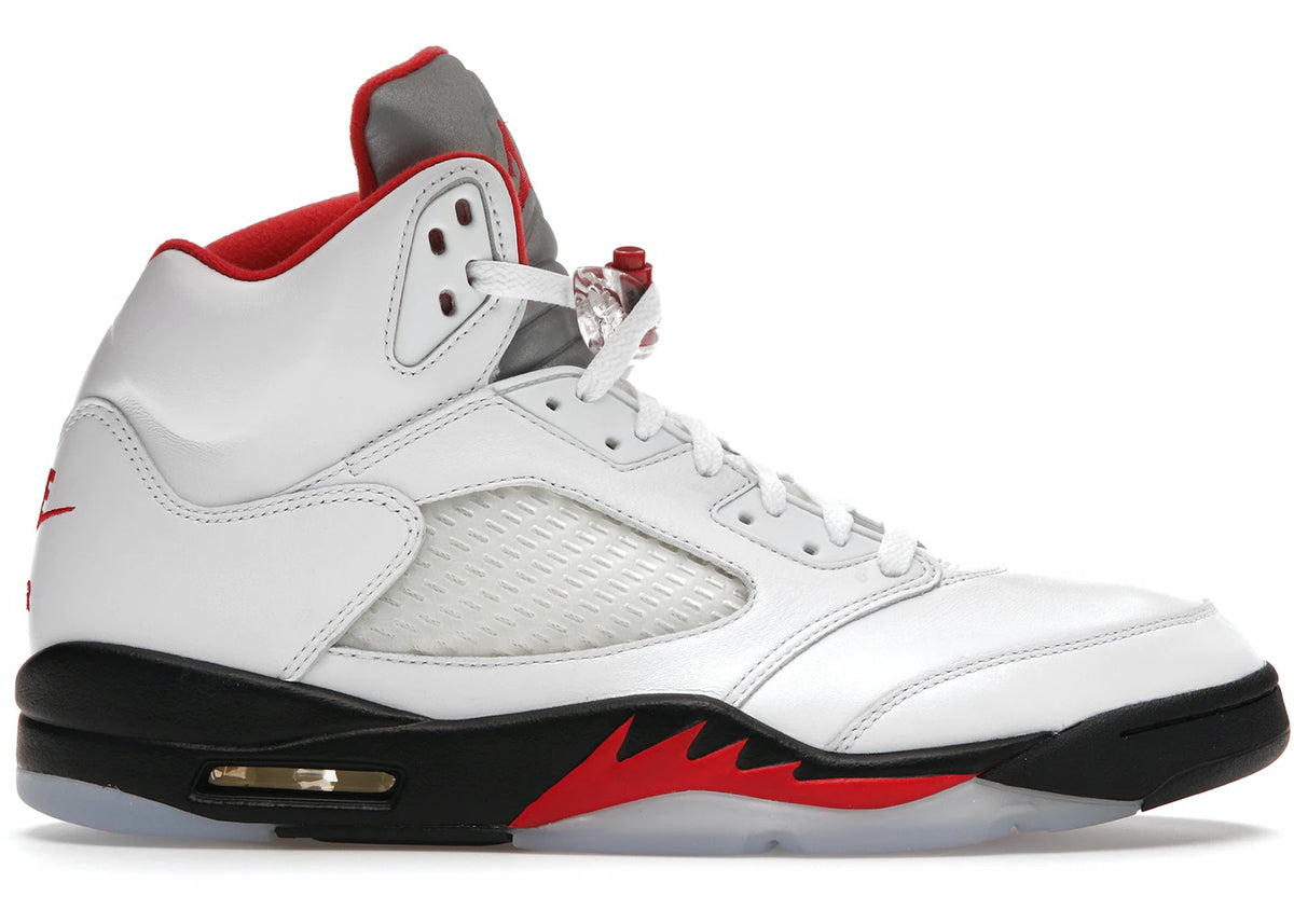 Jordan 5 Retro Fire Red Silver Tongue (2020) - Used