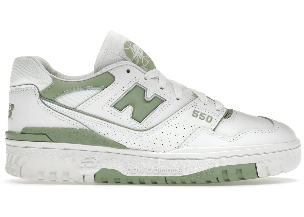 New Balance 550 White Mint Green