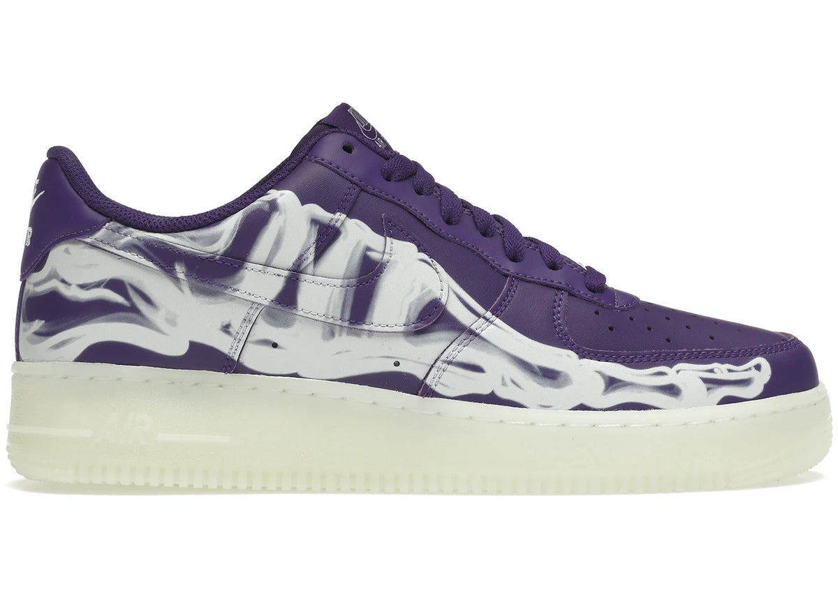 Nike Air Force 1 Low '07 QS Purple Skeleton Halloween (2021)