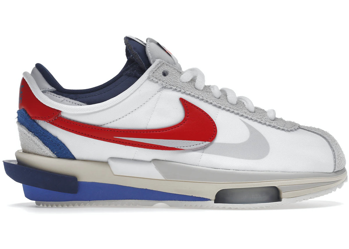 Nike Zoom Cortez SP sacai White University Red Blue - Used