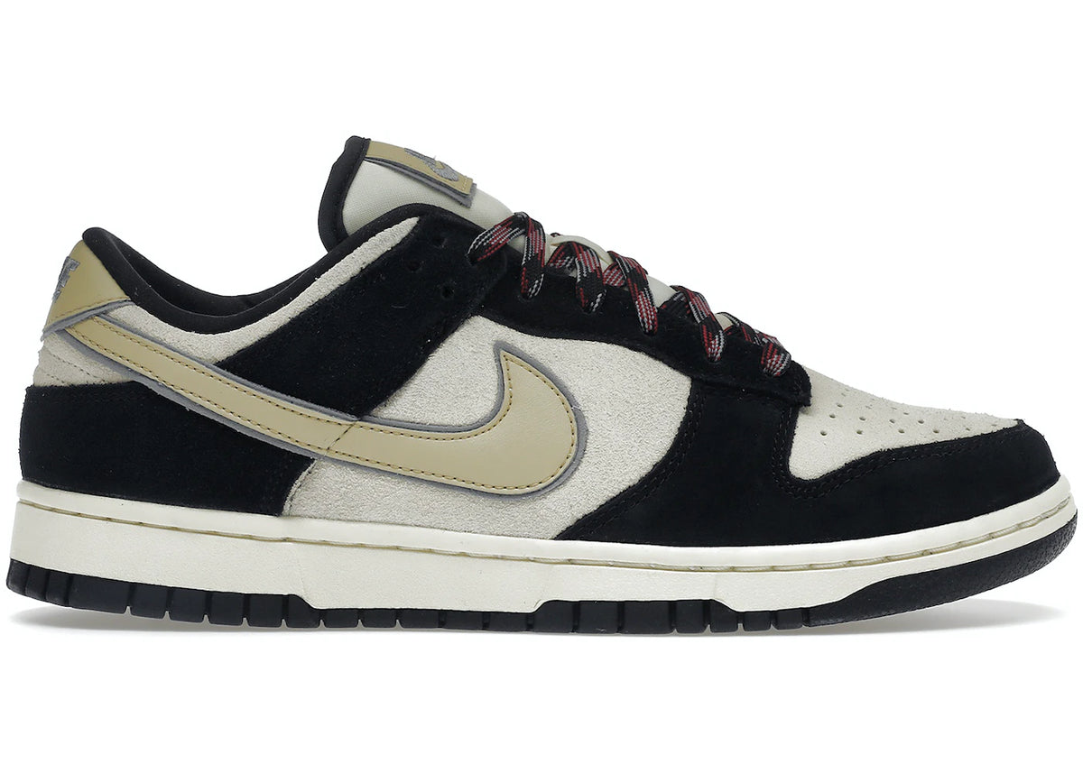 Nike Dunk Low LX Black Suede Team Gold (W)