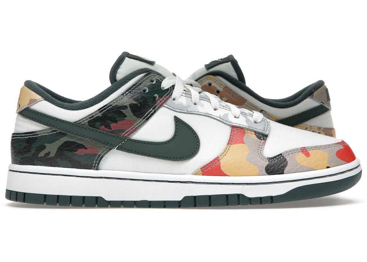 Nike Dunk Low SE Sail Multi-Camo - Used