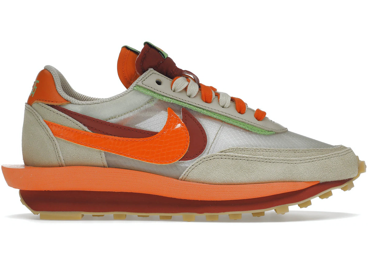 Nike LD Waffle sacai CLOT Kiss of Death Net Orange Blaze - Used