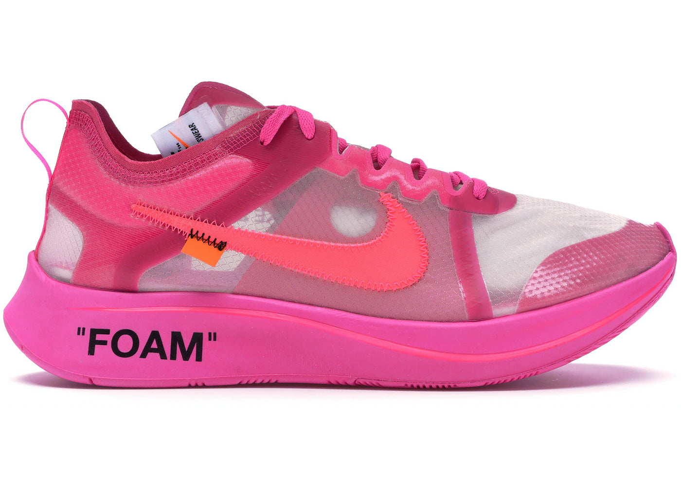 Nike Zoom Fly Off-White Pink - Used