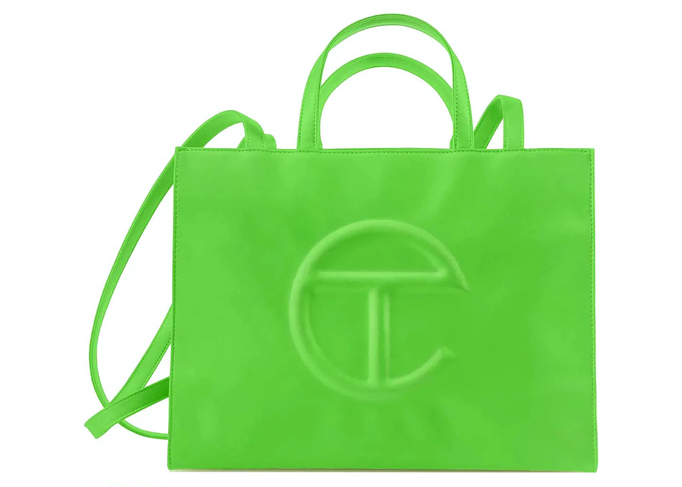 Telfar Shopping Bag Medium Highlighter Green - Used