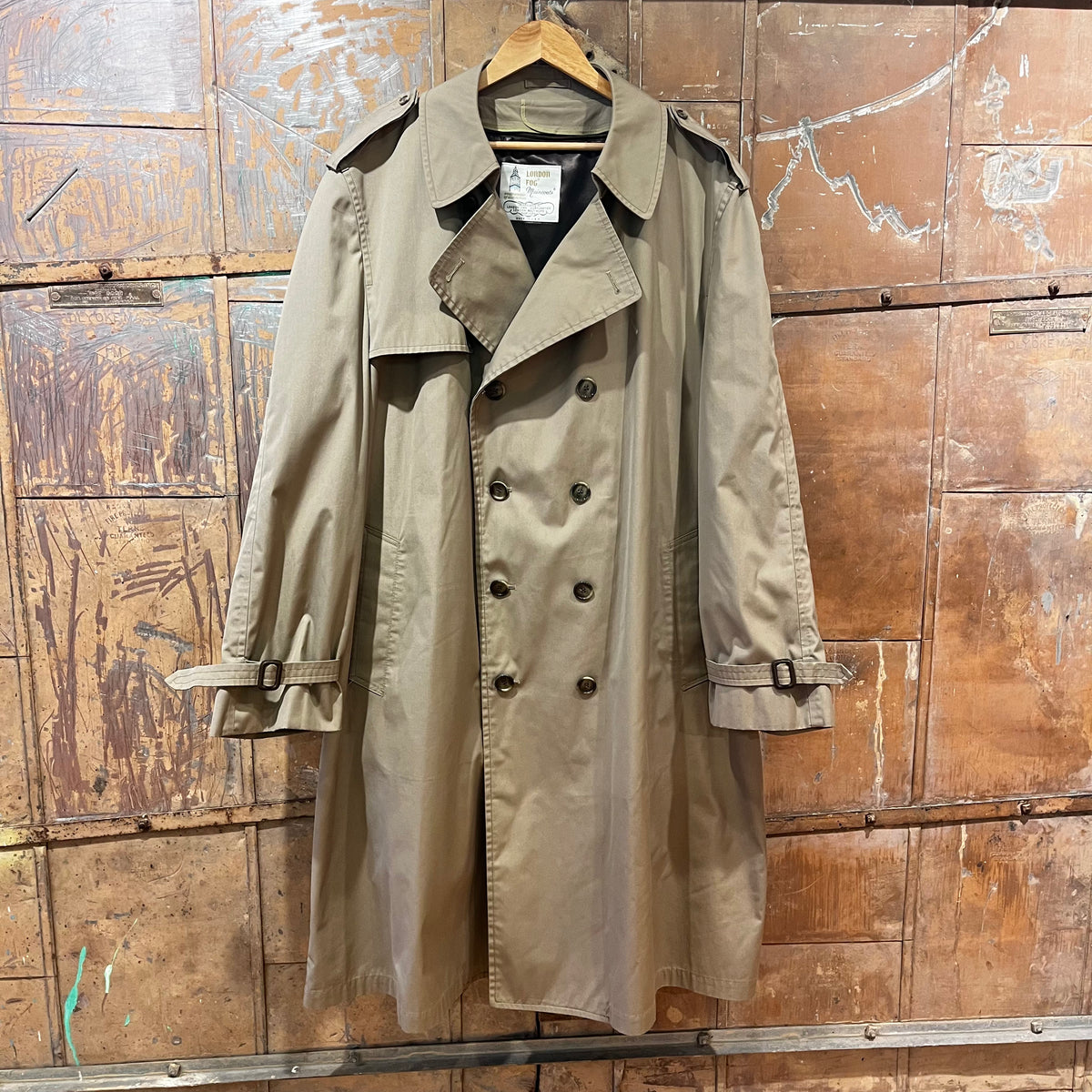 London Fog Tan Trench Coat