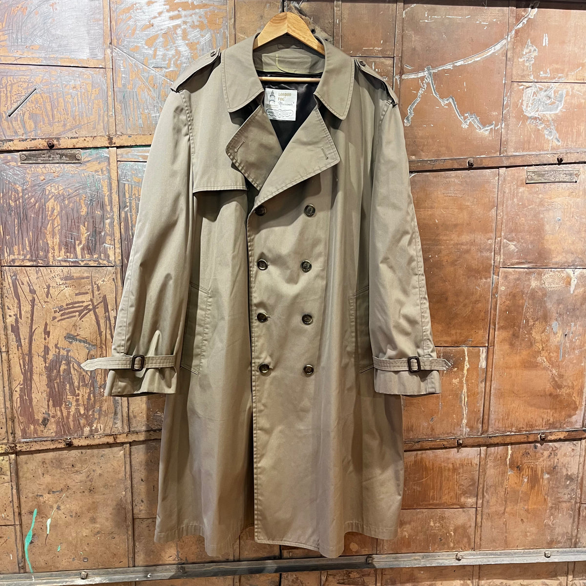 London Fog Tan Trench Coat