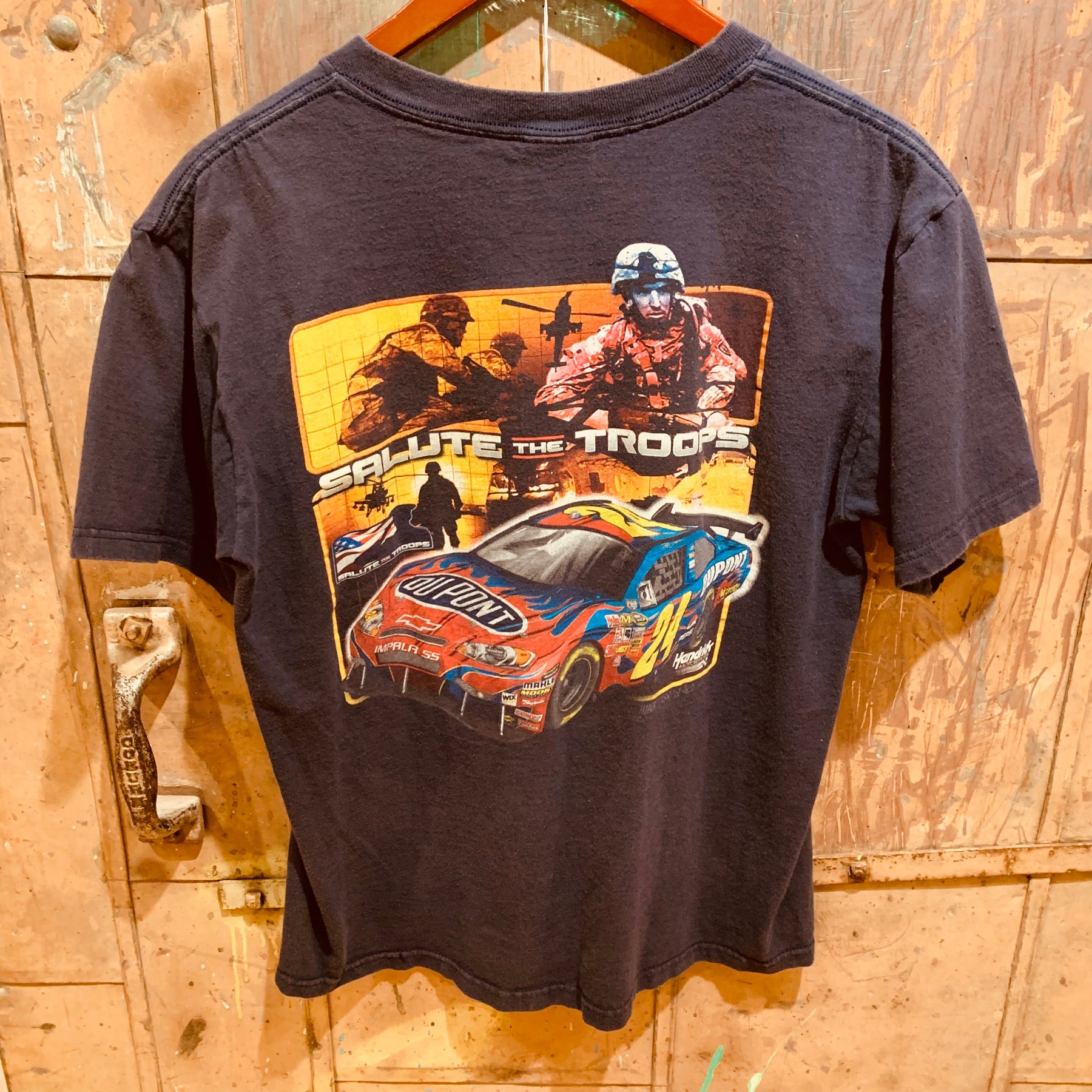 Support the Troops Racer Tee