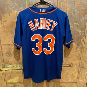 Mets Harvey #33 Baseball Jersey